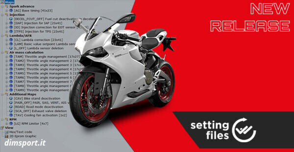 Update Available: New Setting Files for the Ducati Panigale 899!